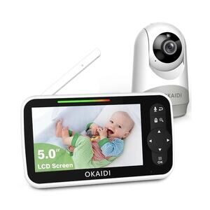Okaidi OD8051 2.4ghz 5" LCD Video Baby Monitor A*